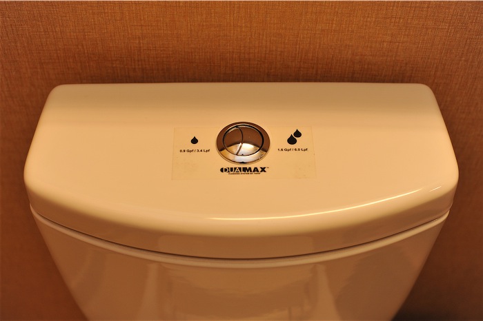 dual flush toilet