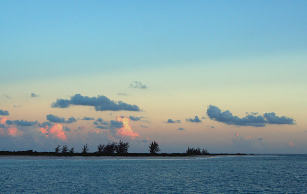 Anegada at sunset