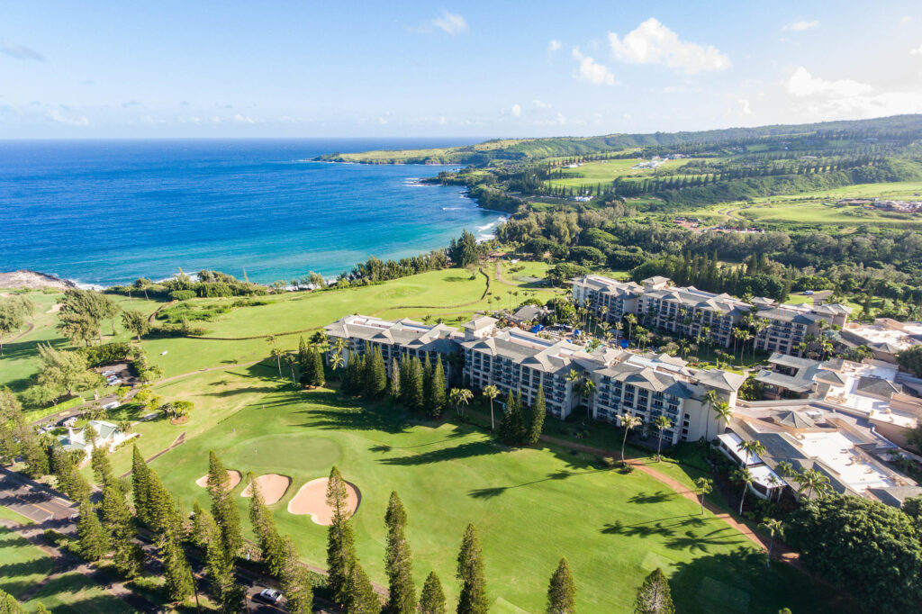 Aerial View of The Ritz-Carlton Kapalua