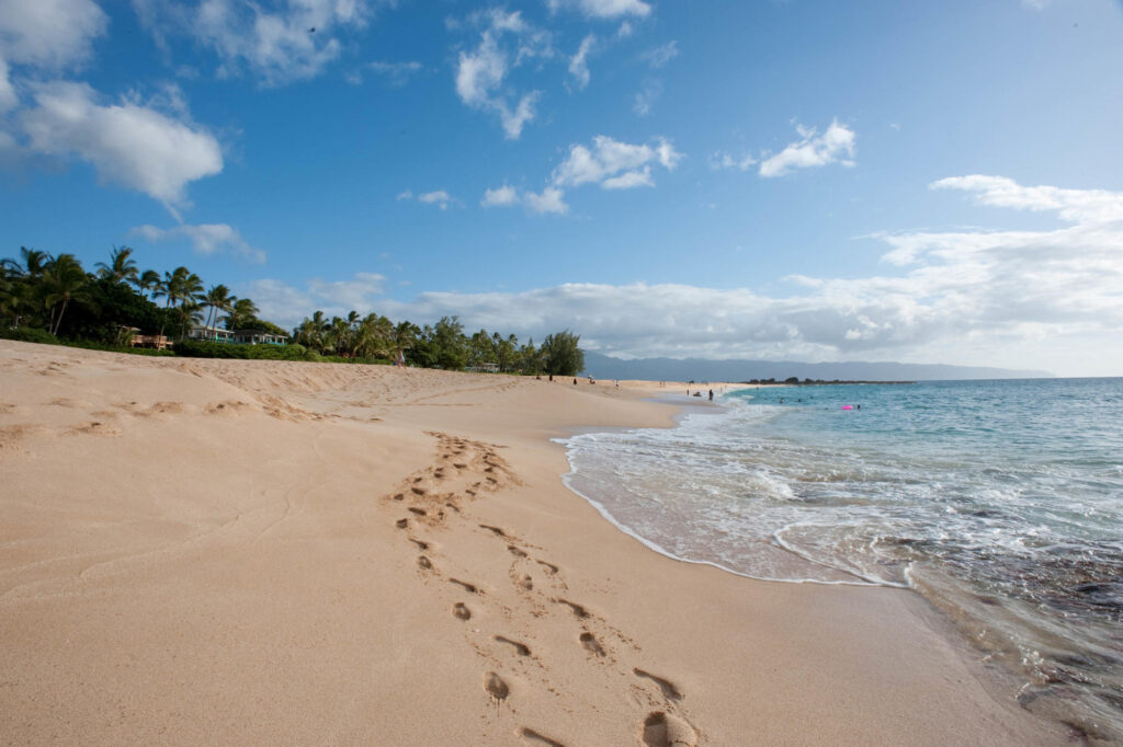 Beach at the Ke Iki Beach Bungalows