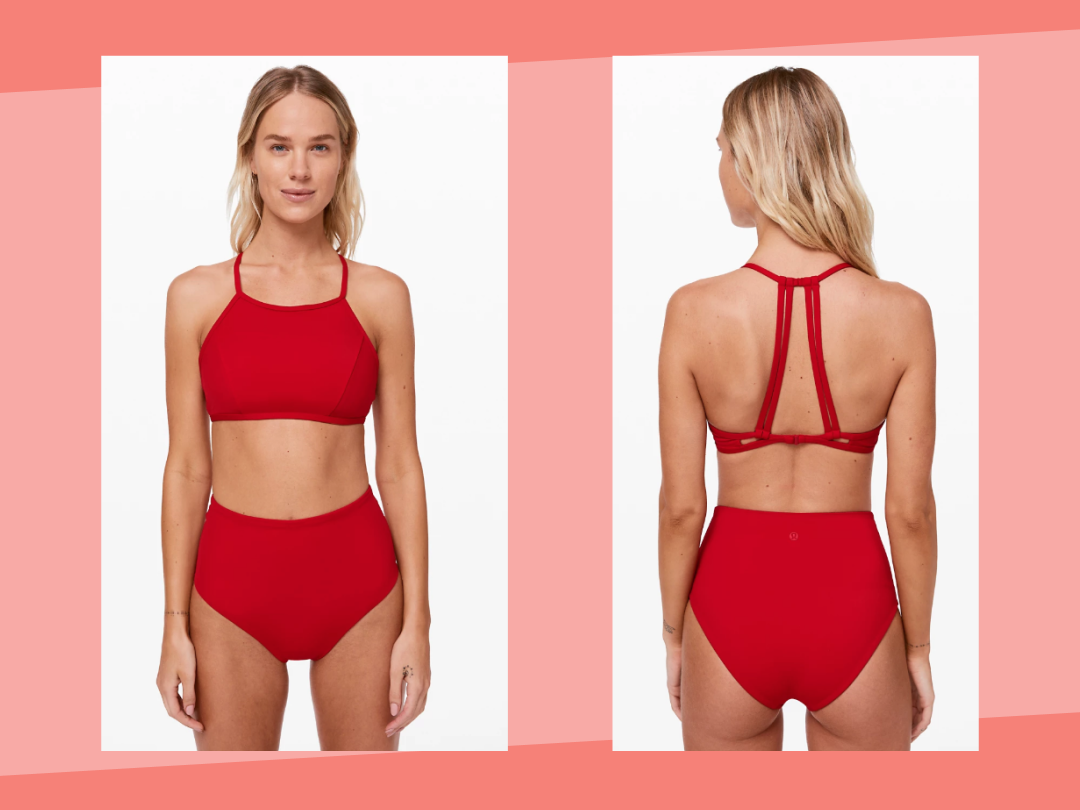 best red swimsuits