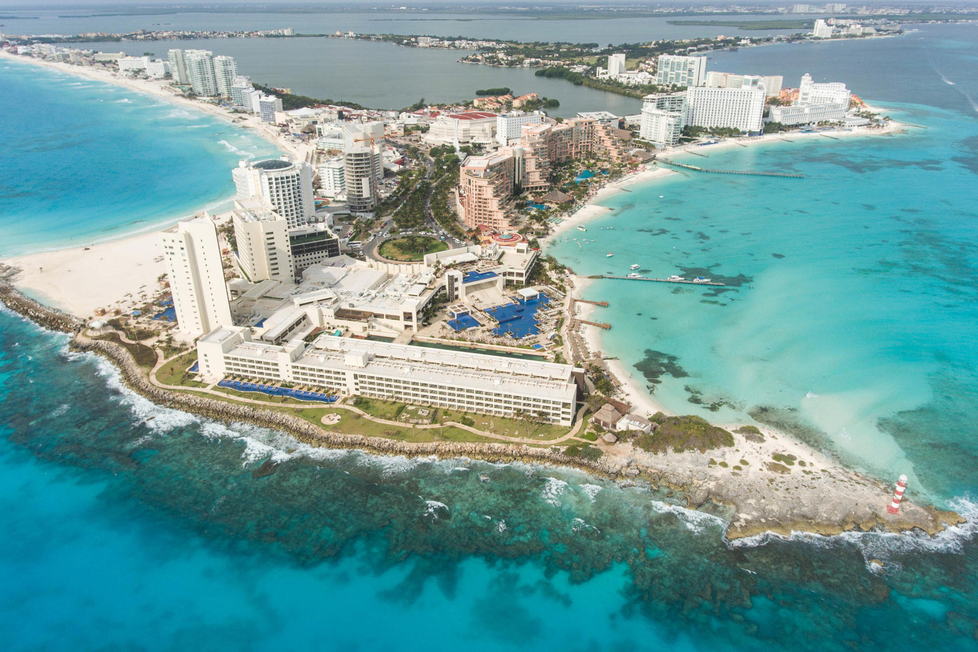 The beaches and grounds at Hyatt Ziva Cancun