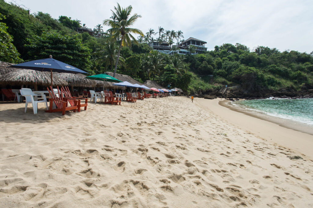 Beach at the Villa Mozart y Macondo