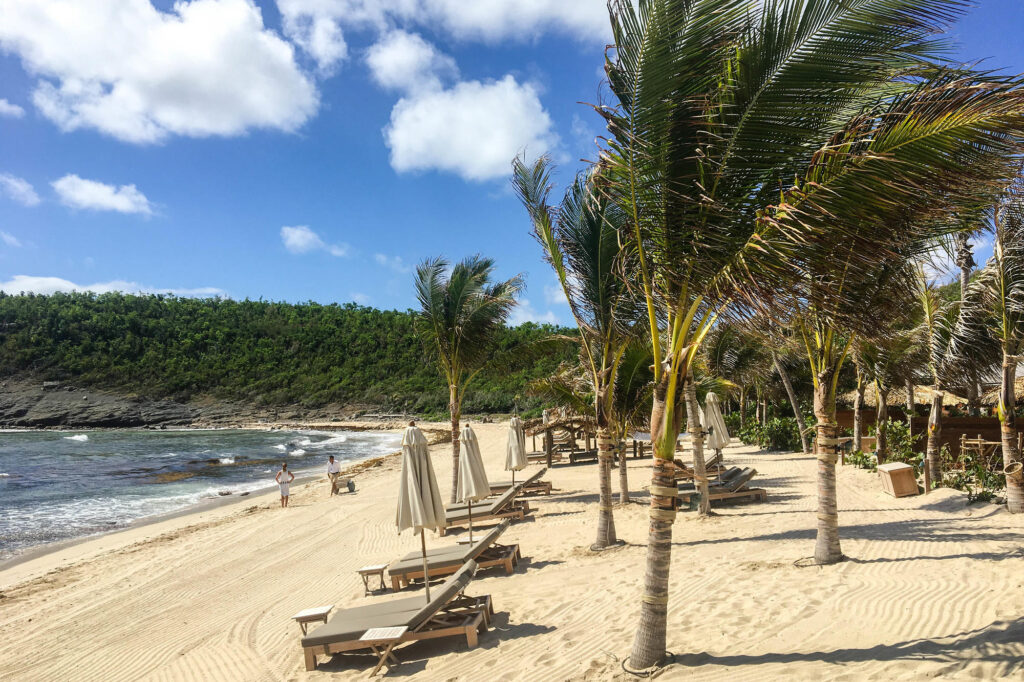 Beach at the Hotel Manapany