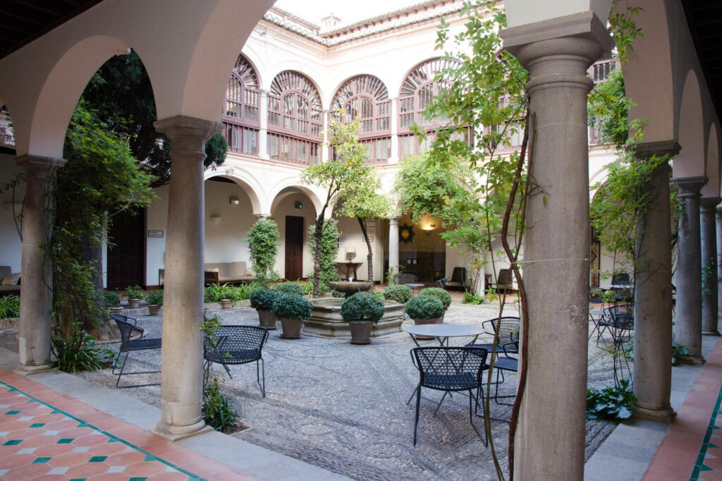 Isabel la Catolica Patio at the Parador de Granada