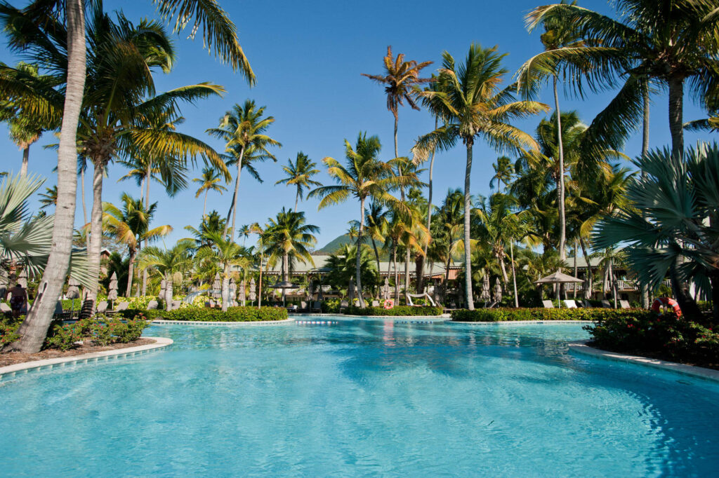 The Ocean Pool at the Four Seasons Resort Nevis