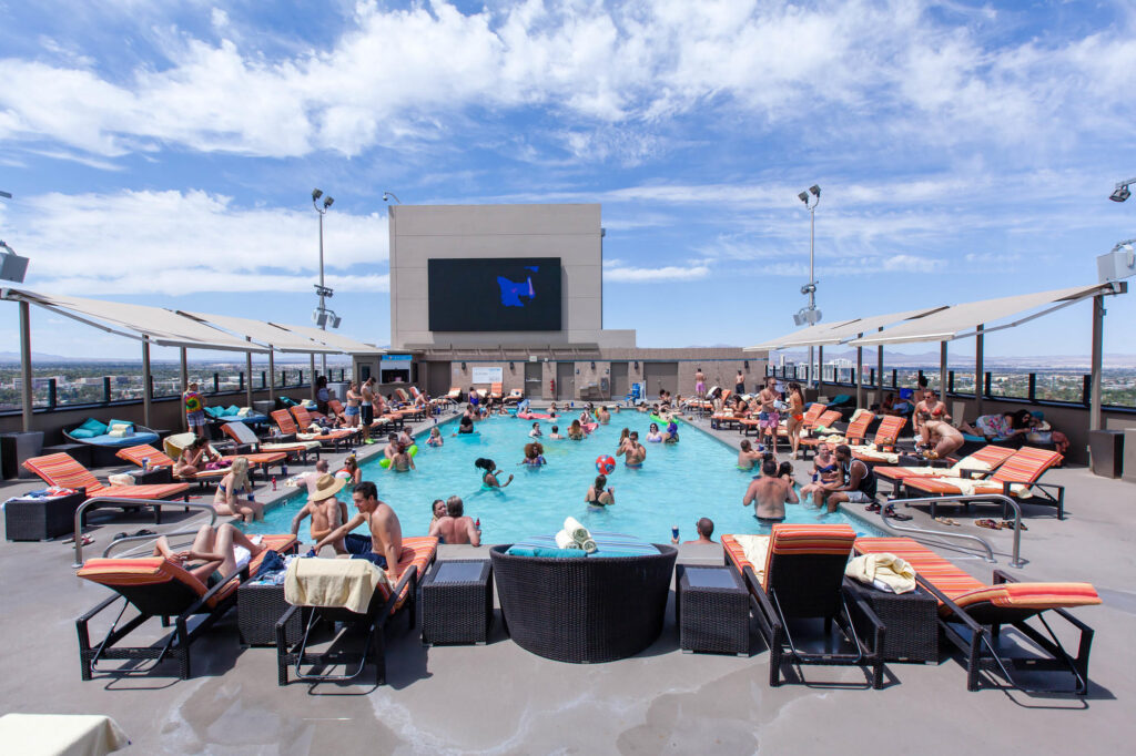 The Radius Pool at the Stratosphere Hotel and Casino