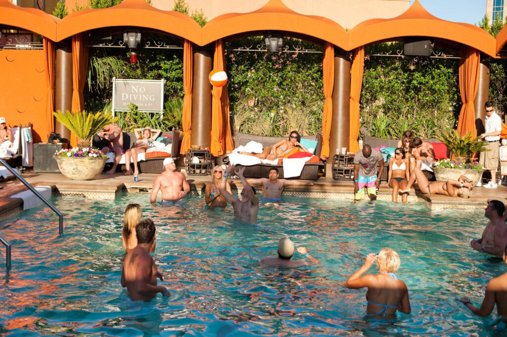 The Tao Beach Pool at the The Venetian Resort Las Vegas