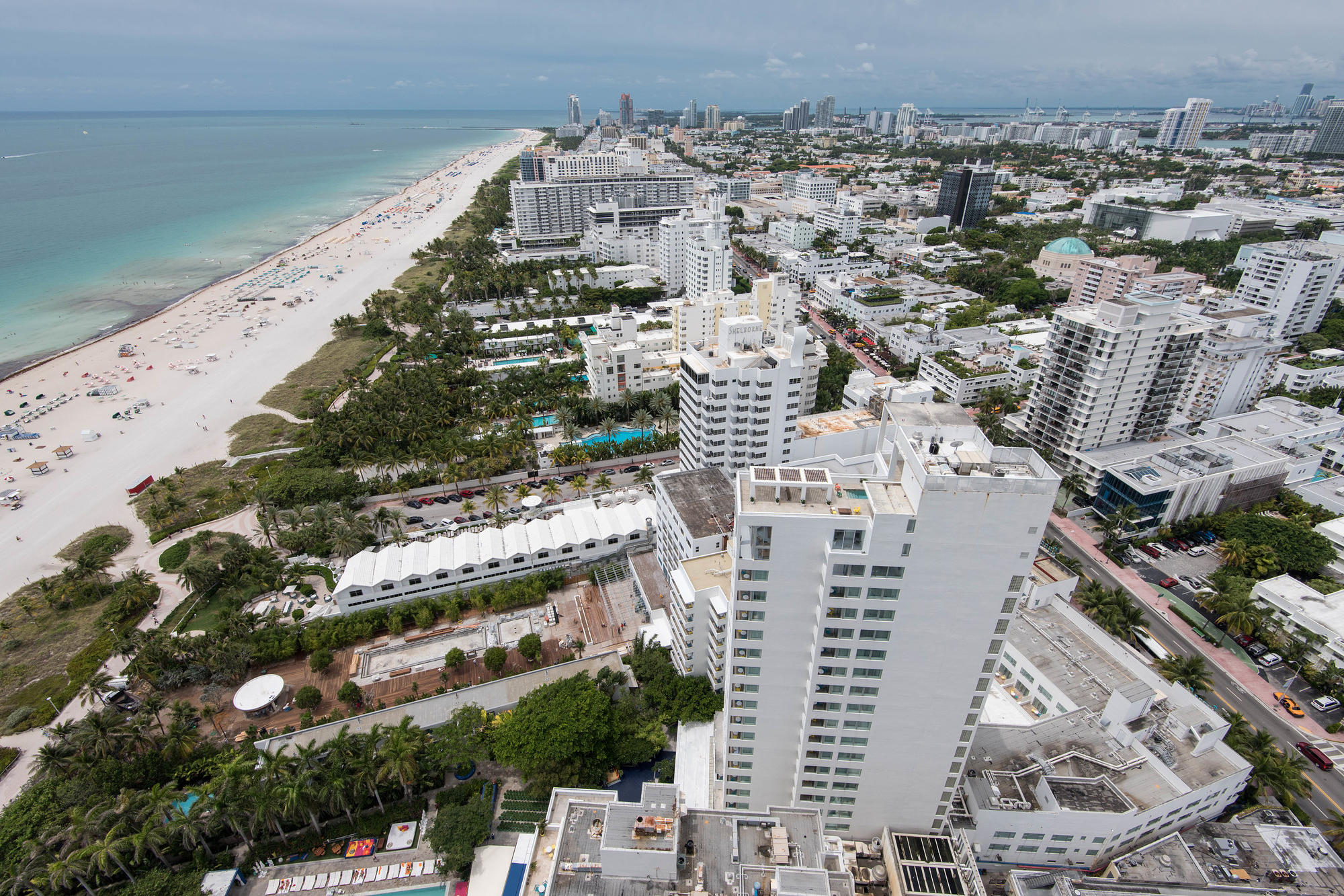 View of South Beach from The Setai Miami Beach