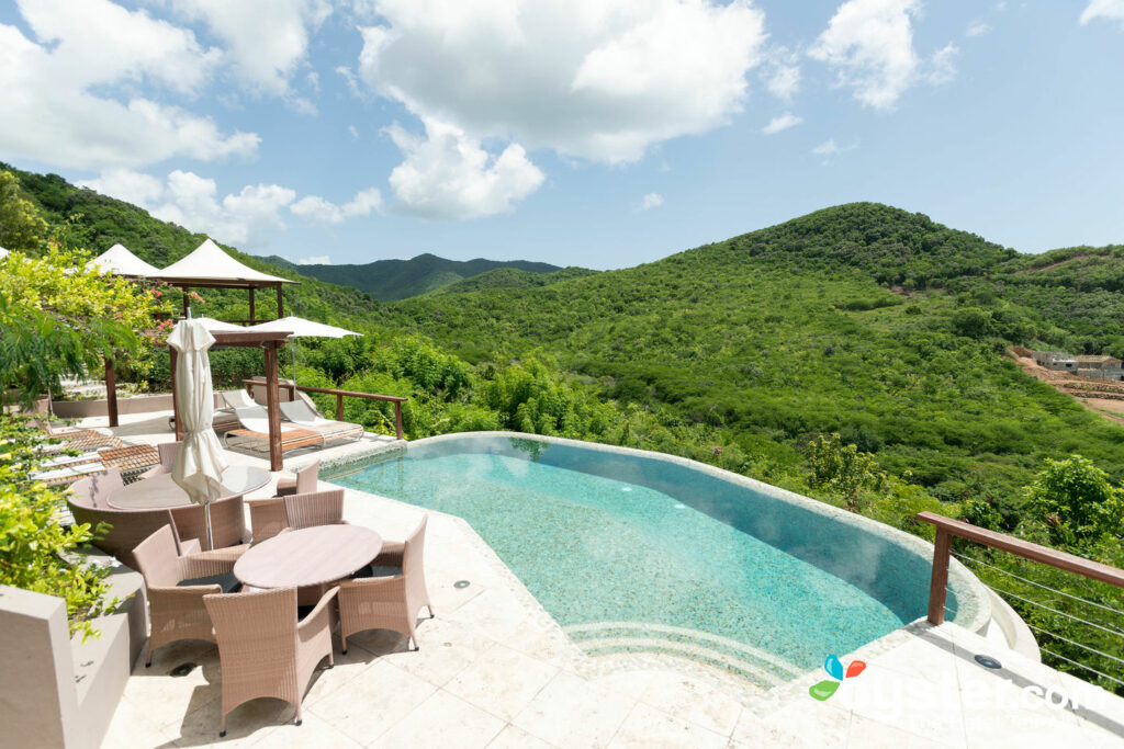 Carmichaels Infinity Pool in Sugar Ridge, Antigua / Oyster