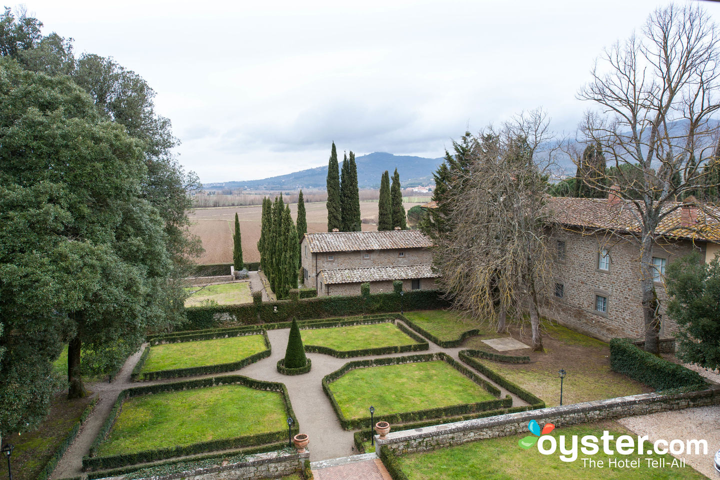 The view from Villa di Piazzano.