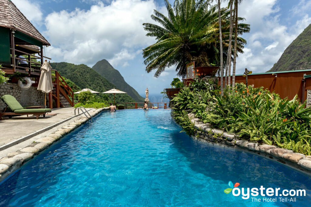 Pool at Ladera Resort, St. Lucia/Oyster