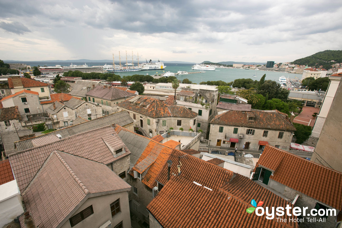 View from Hotel Luxe, Split/Oyster