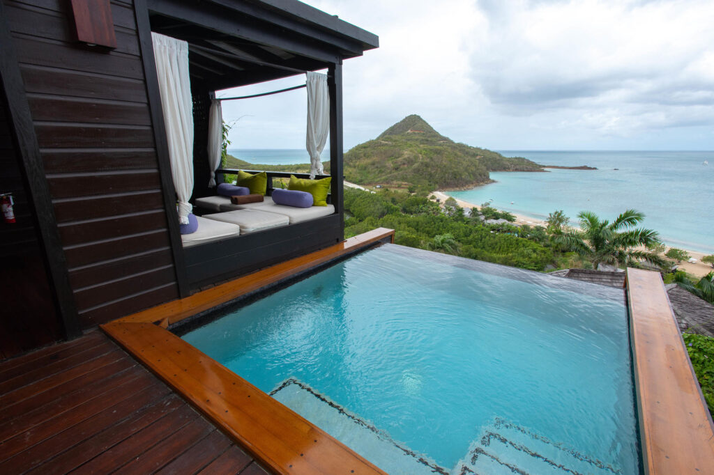 The Hillside Pool Suite at the Hermitage Bay