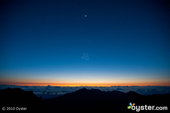 Sonnenaufgang, Haleakala Nationalpark, Maui, Hawaii