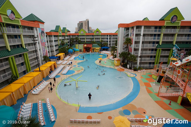 Parque acuático en Nickelodeon Suites Resort