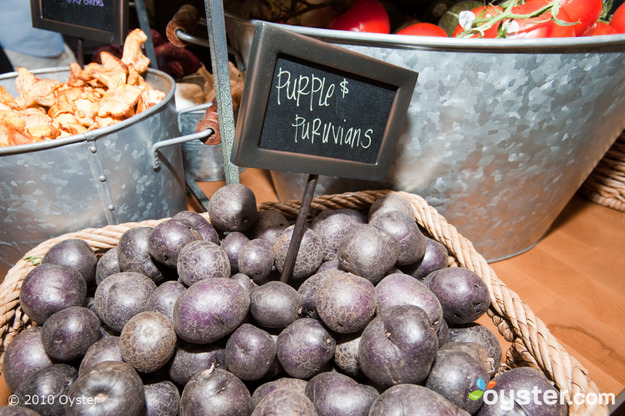 Purple Puruvian potatoes