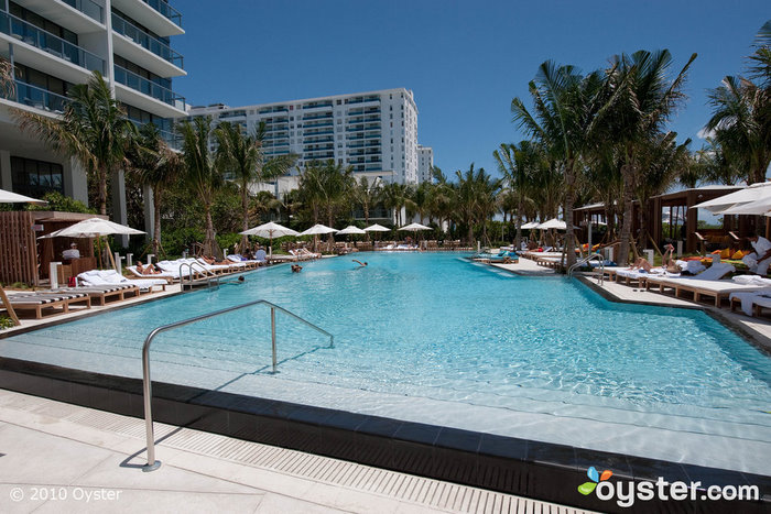 The pool at W South Beach