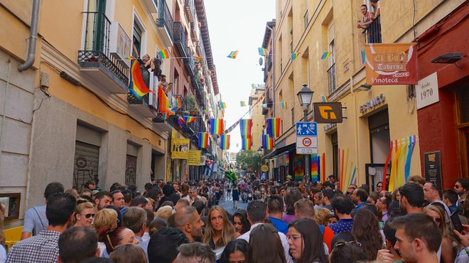 Madrid Pride in Chueca image courtesy of Ted Eytan.