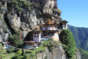 Paro Taktsang, also known as the Tiger's Nest monastery. Courtesy of Flickr/Arian Zwegers