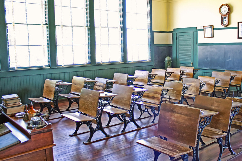 Sala de aula Allensworth; Foto cedida por Flickr / Joseph Vasquez