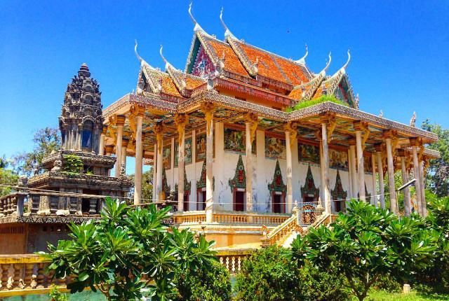 Une pagode cambodgienne. Photo: Kevin Brouillard