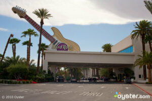 Hard Rock Hotel and Casino's iconic entrance