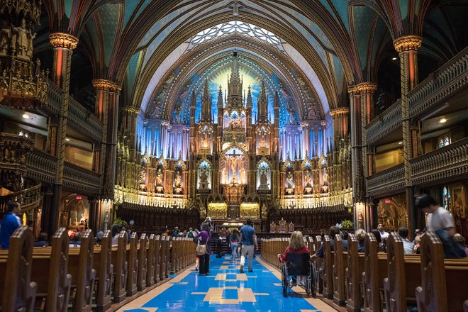 Basilique Notre-Dame von Montreal / Auster