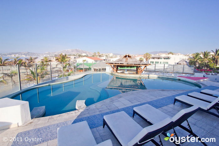 Topless-Optionaler Pool im Temptation Resort Spa Los Cabos; Los Cabos, Mexiko
