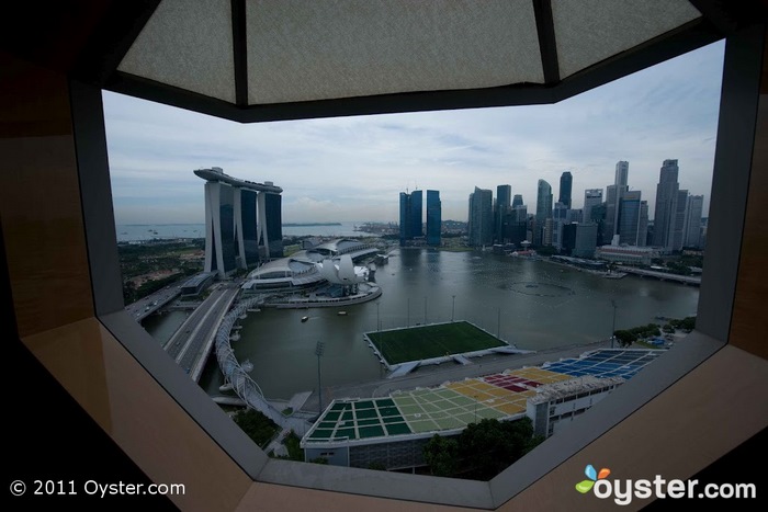 La vista desde el Ritz-Carlton, Millenia Singapore