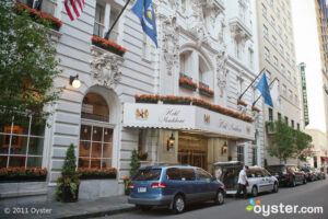 The entrance to Hotel Monteleone; New Orleans, LA