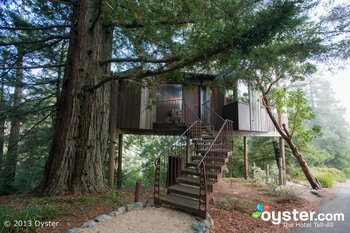 The Tree Houses en el Post Ranch Inn son eco-sensibles, pero aún así de lujo.