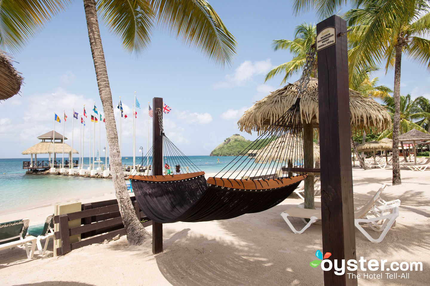 Beach at Sandals Grande St. Lucian Spa & Beach Resort/Oyster