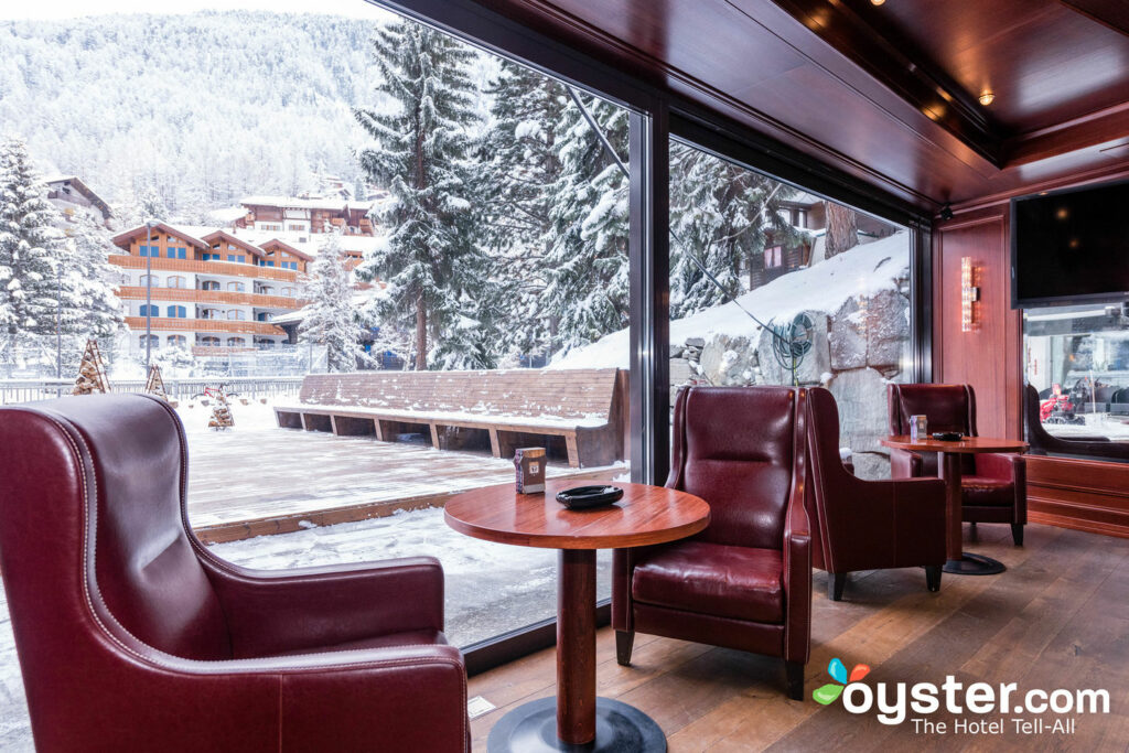 Cigar Lounge à l'hôtel Alpenhof, Zermatt / Oyster