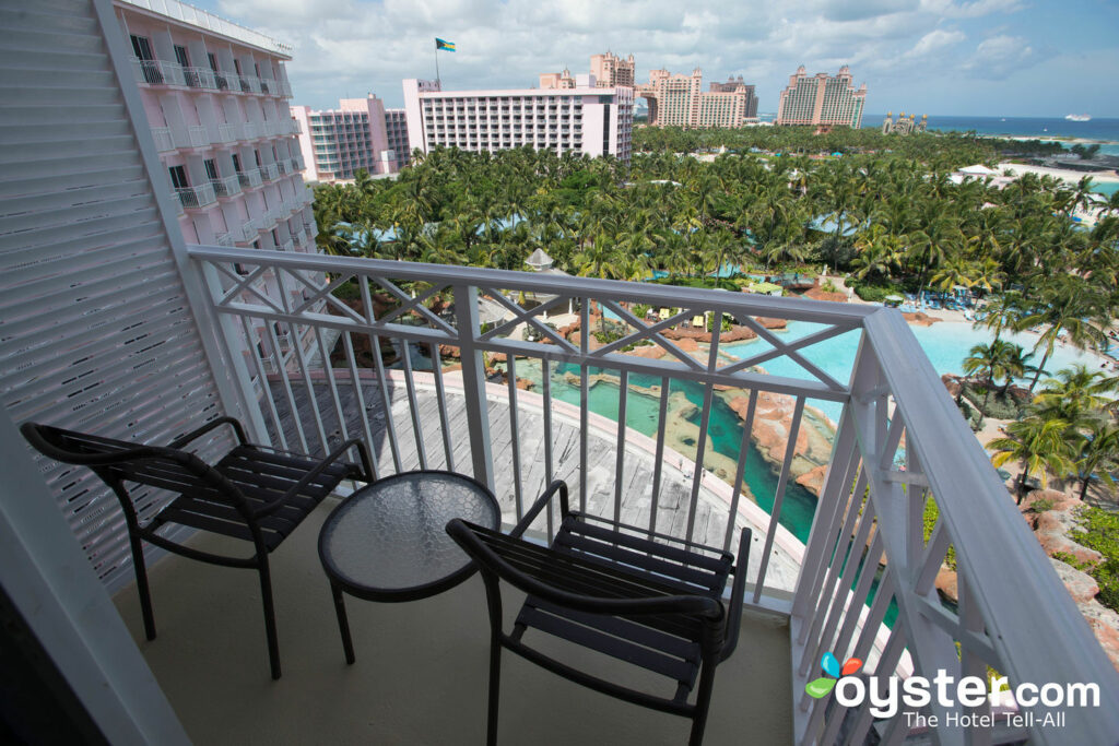 The view from the Atlantis Beach Tower at the Atlantis Bahamas.