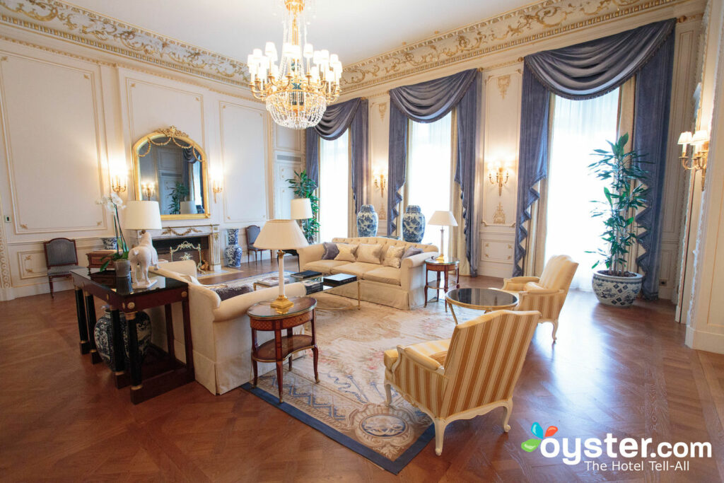 The Imperial Suite at the Shangri-La Hotel Paris