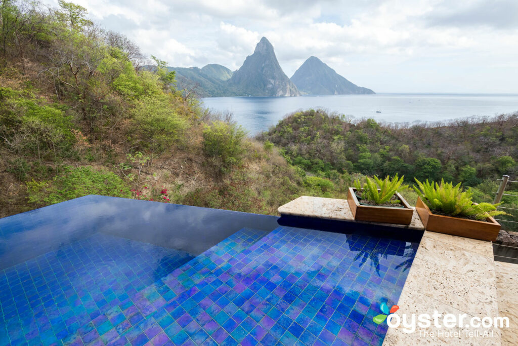 Infinity Pool Sanctuary at Jade Mountain Resort, St. Lucia/Oyster