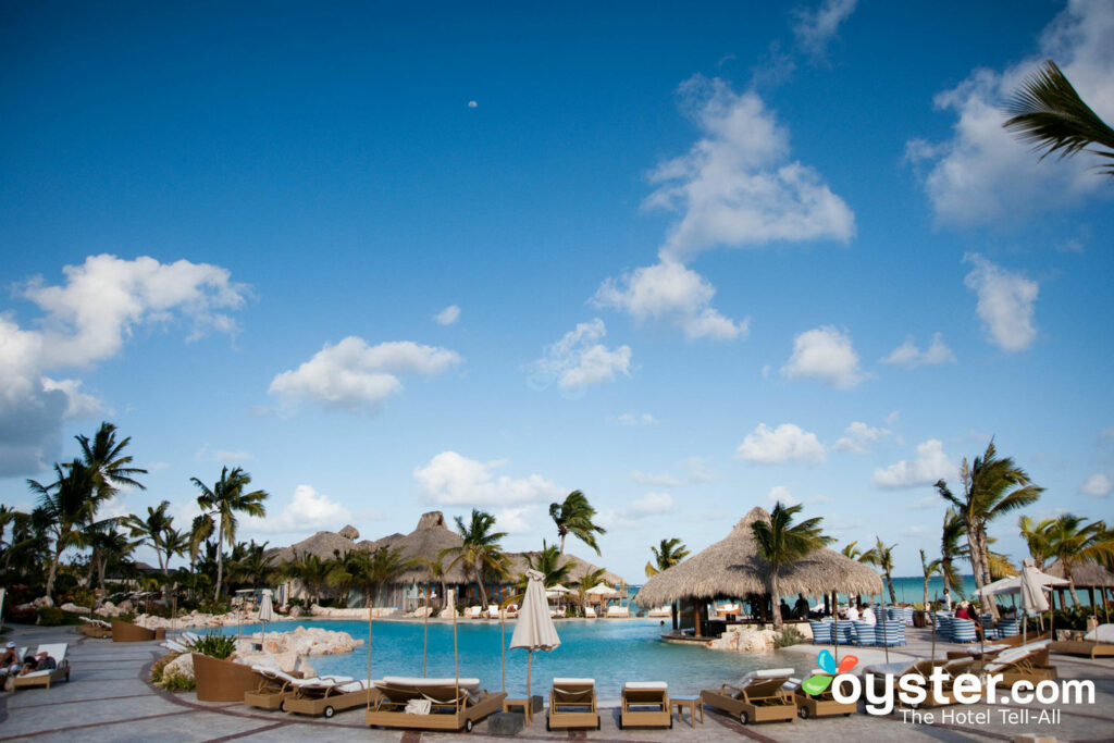 One of Sanctuary Cap Cana's many pools