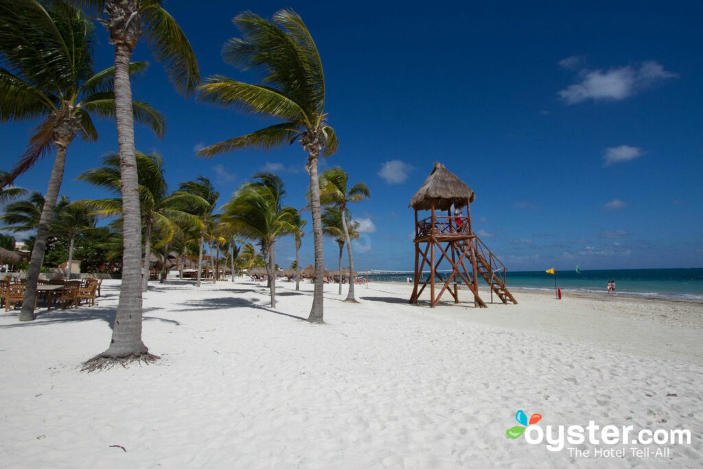 La playa en Cancún.