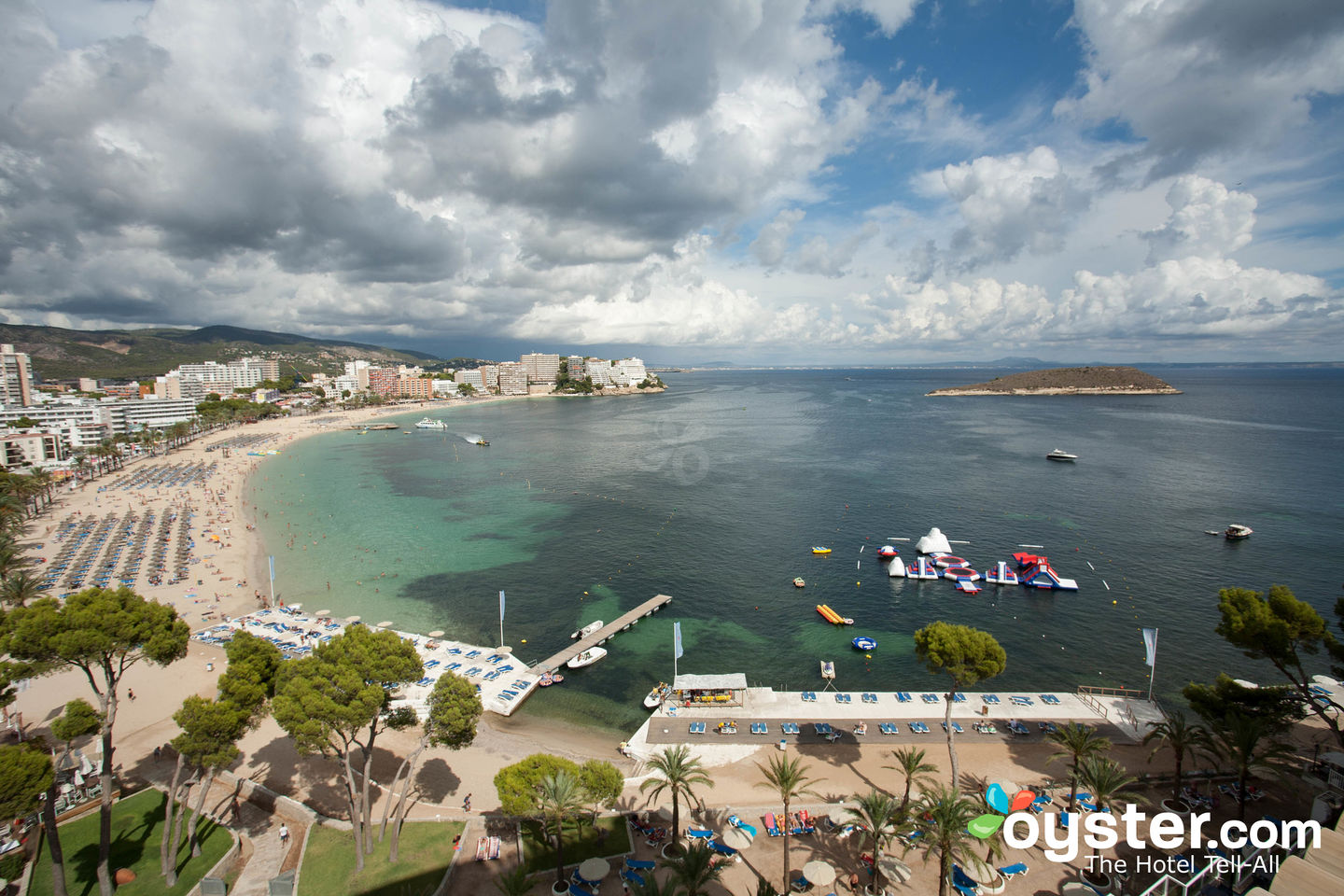 Beach at Sol Antillas Barbados in Magaluf