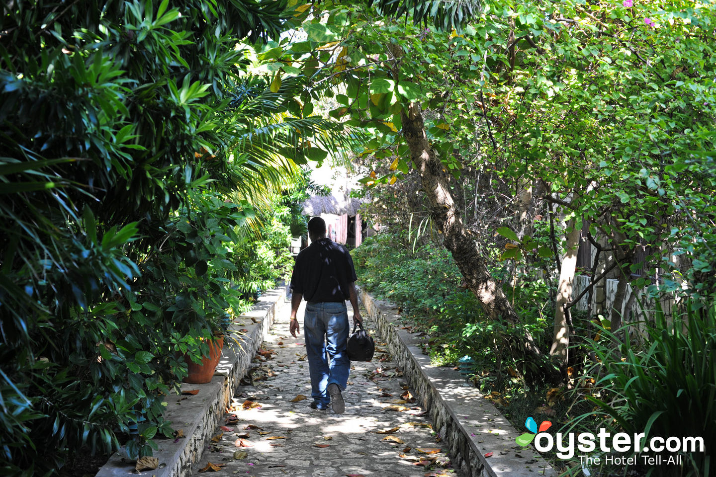 Walkways at the Rockhouse Hotel, Negril, Jamaica