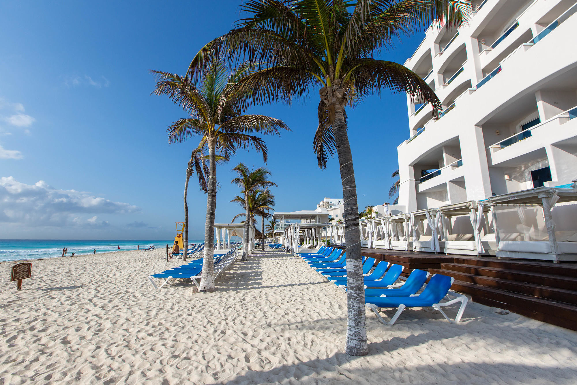 The beach at Panama Jack Resorts Cancun