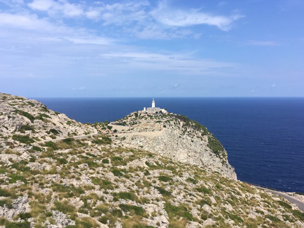 Cap de Formentor Lighthouse View in Mallorca