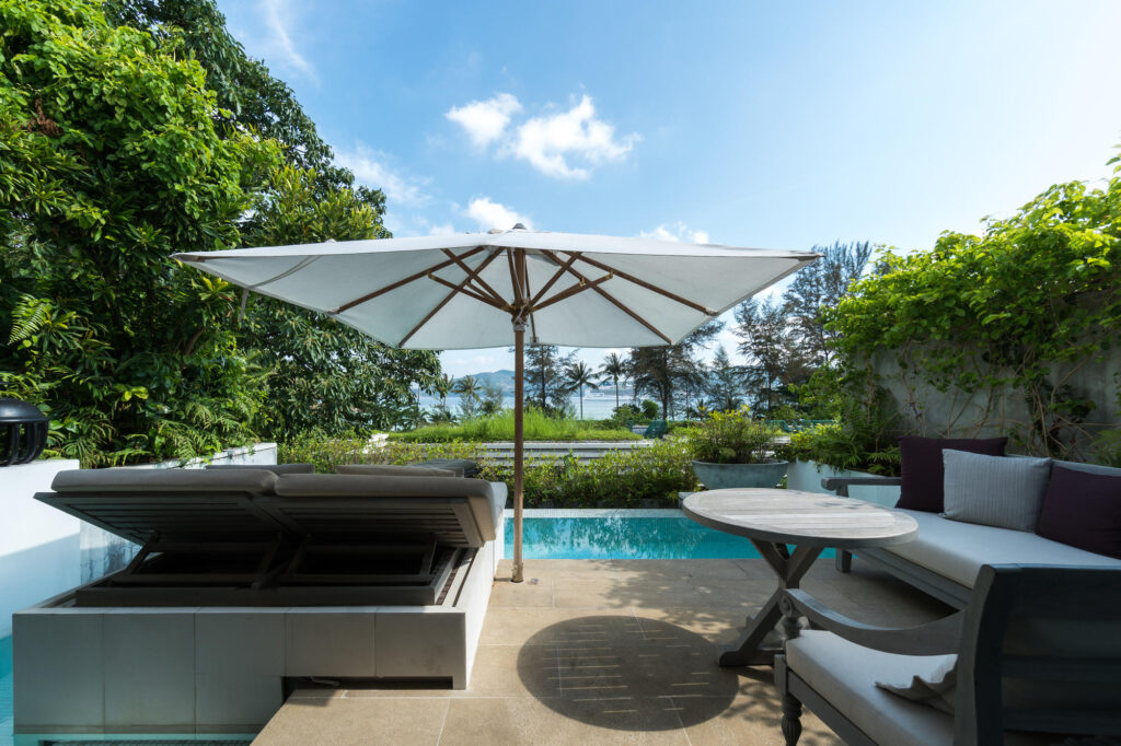 Ocean View Pool Pavilion at the Rosewood Phuket