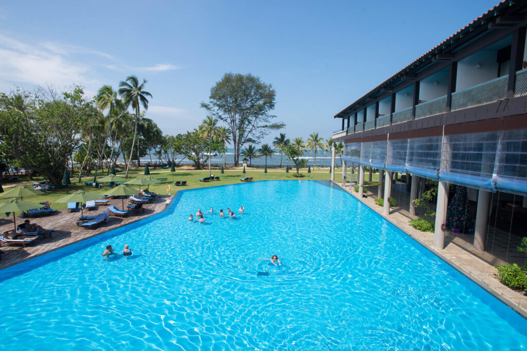The Infinity Pool at the Cinnamon Bey Beruwala Sri Lanka