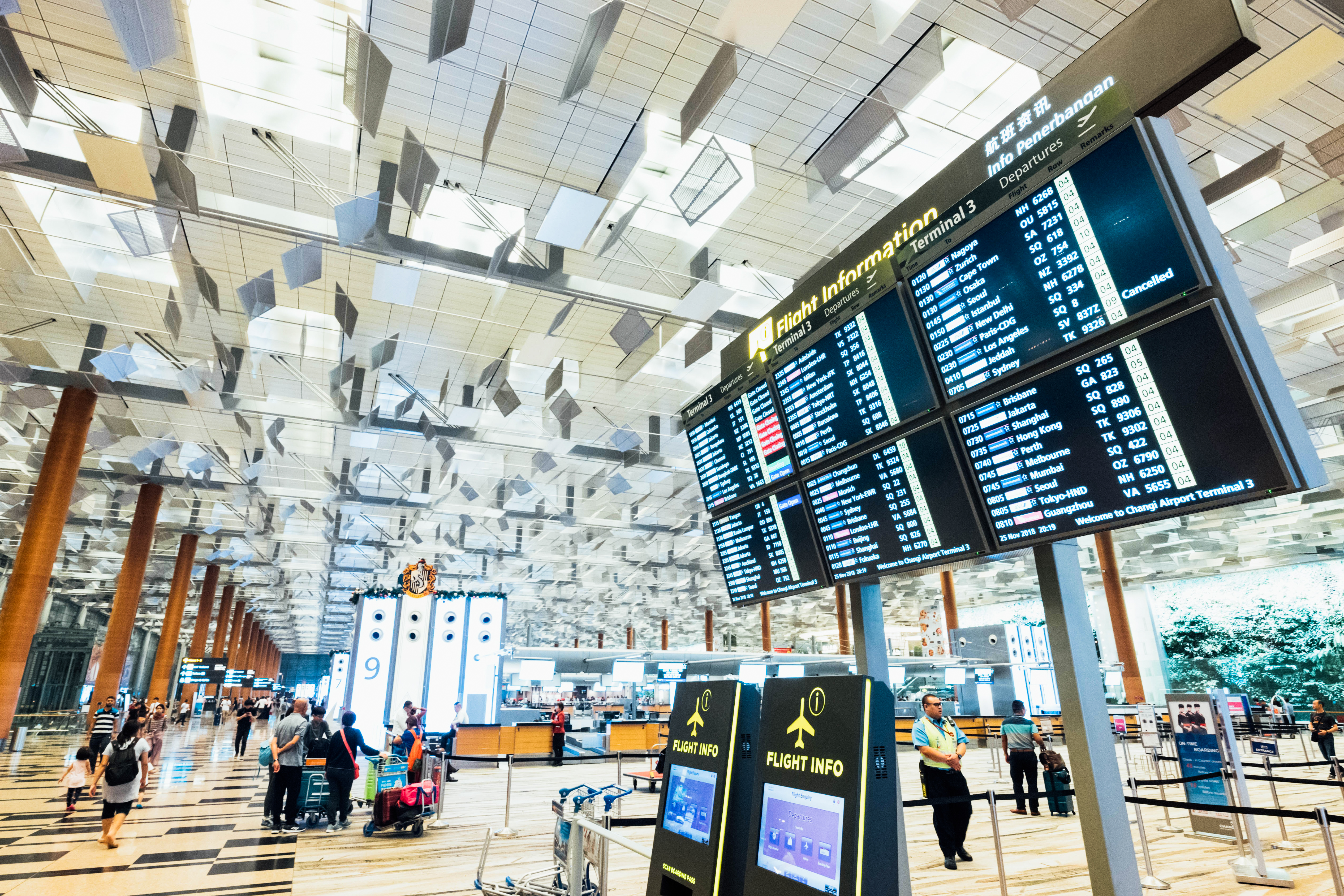 Airport interior