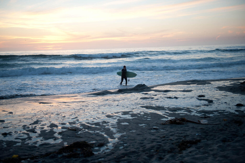 Mission Beach in Mission Bay, San Diego