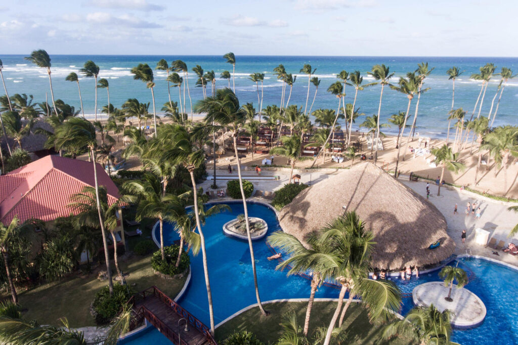 Aerial View of Dreams Punta Cana Resort and Spa