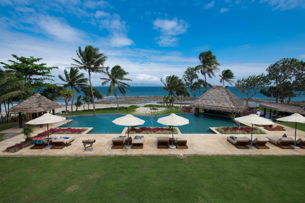 The Infinity Pool at the Nanuku Auberge Resort