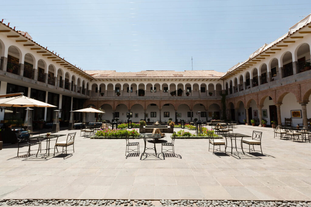 Patio at the JW Marriott El Convento Cusco